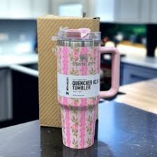 The Stanley x LoveShackFancy Quencher | 40 OZ | BLOOMING HEIRLOOM | Original Packaging