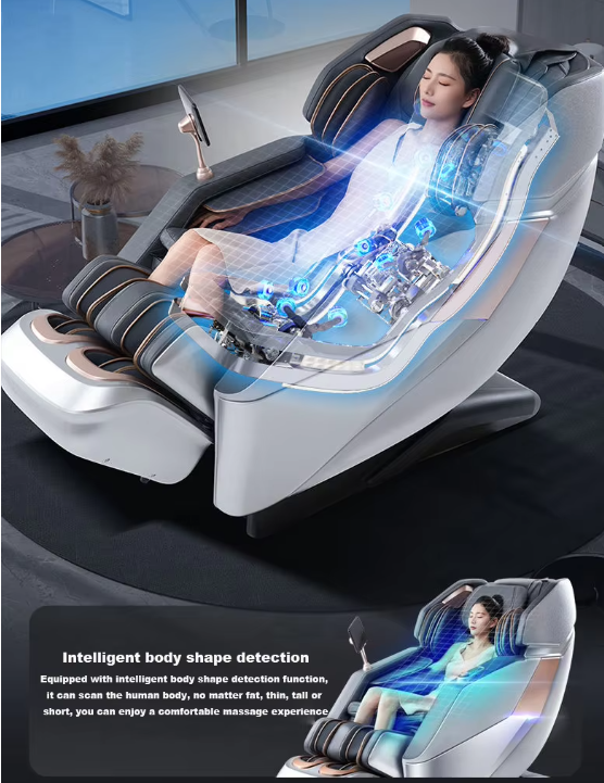 Hot Sell Full Body Massage Chair Luxury 4D Zero Gravity Shiatsu Electric Heating SL Track Massage Chair