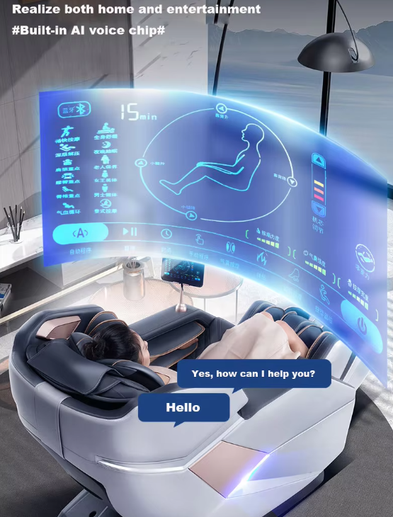 Hot Sell Full Body Massage Chair Luxury 4D Zero Gravity Shiatsu Electric Heating SL Track Massage Chair