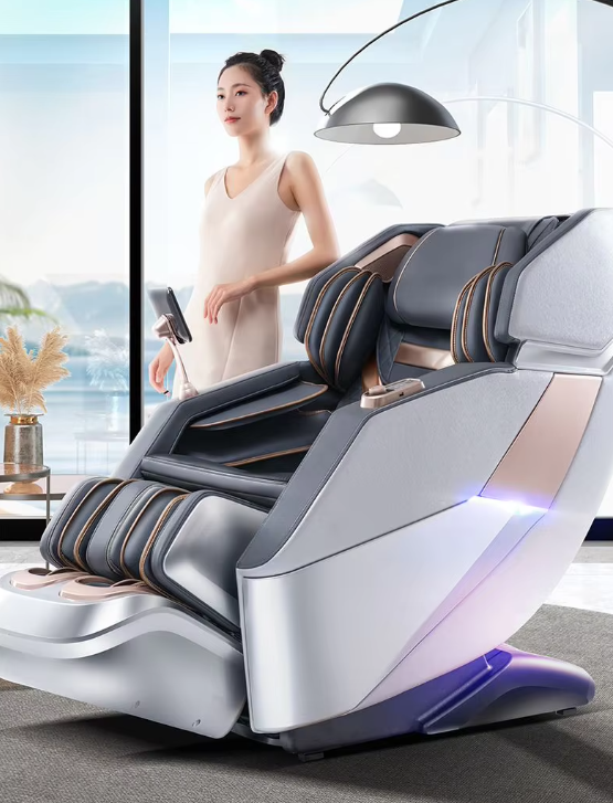 Hot Sell Full Body Massage Chair Luxury 4D Zero Gravity Shiatsu Electric Heating SL Track Massage Chair