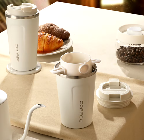 510ML Heat Preservation Coffee Mug Stainless Steel Travel Portable Mug Coffee Milk Cup Vacuum Flasks Thermo Cup