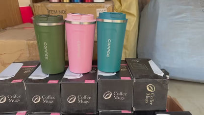 510ML Heat Preservation Coffee Mug Stainless Steel Travel Portable Mug Coffee Milk Cup Vacuum Flasks Thermo Cup